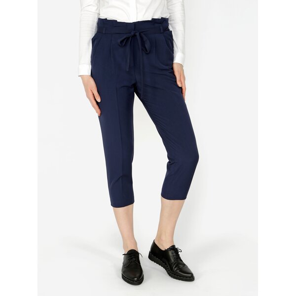 Pantaloni 3/4 bleumarin Miss Selfridge Petites