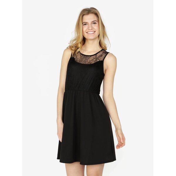 Rochie neagra cu dantela - VERO MODA Daga