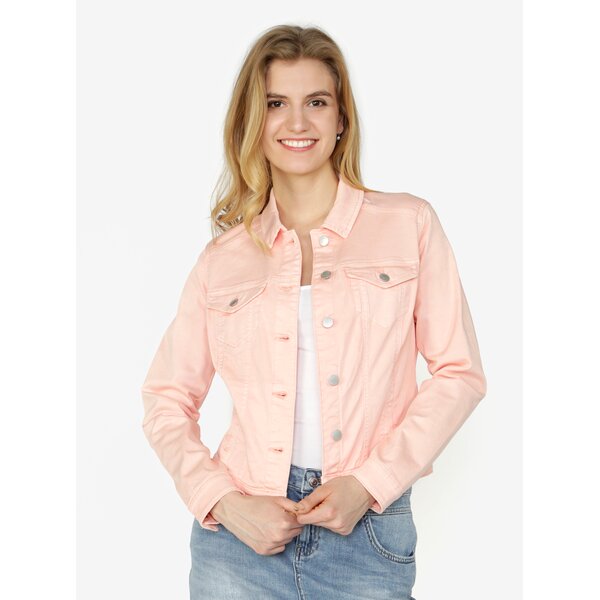 Jacheta roz din denim pentru femei - QS by s.Oliver