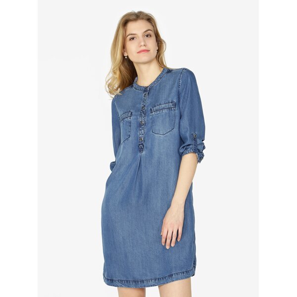 Rochie camasa albastra din denim - s.Oliver