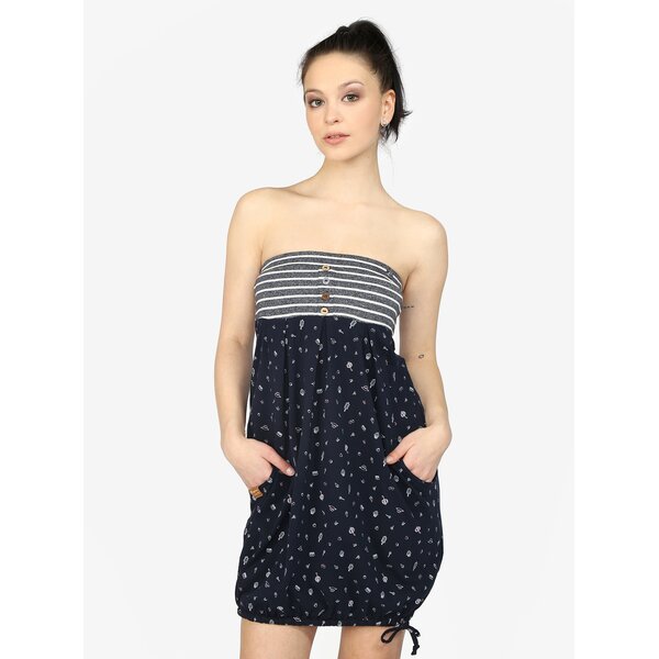 Rochie gogosar bleumarin cu dungi - Ragwear Scene
