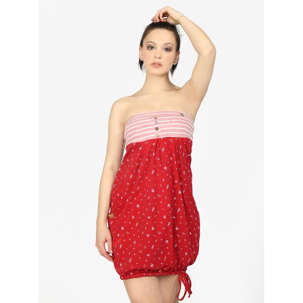 Rochie gogosar rosie din bumbac - Ragwear Scene