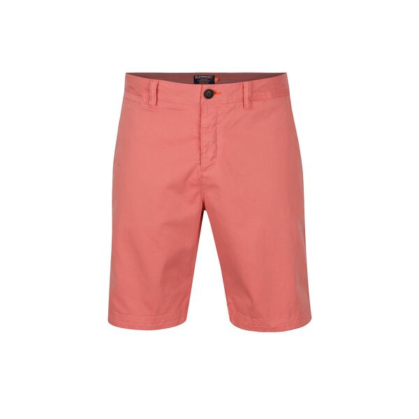 Pantaloni chino scurti roz pentru barbati - Superdry