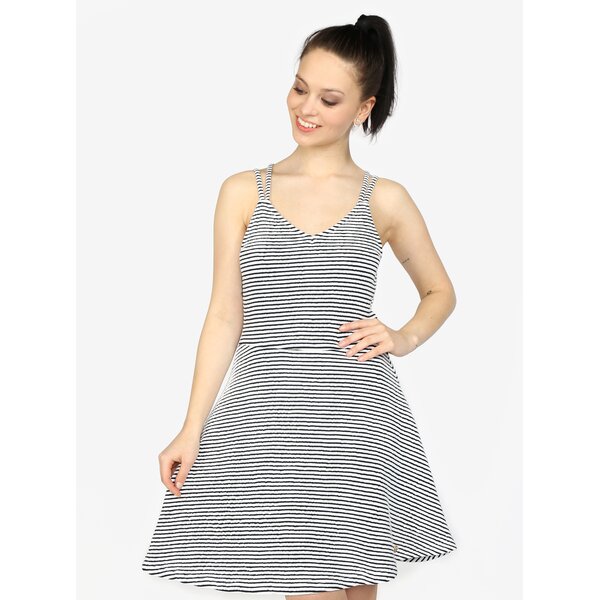 Rochie bleumarin&alb in dungi Superdry