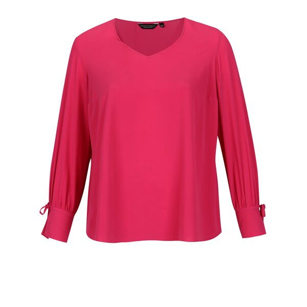 Bluza roz cu funda la maneci Dorothy Perkins Curve