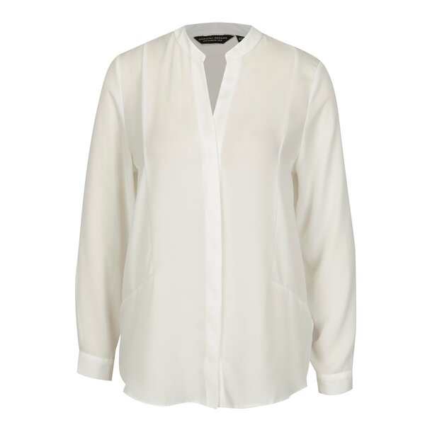 Tunica alba cu maneci ajustabile Dorothy Perkins