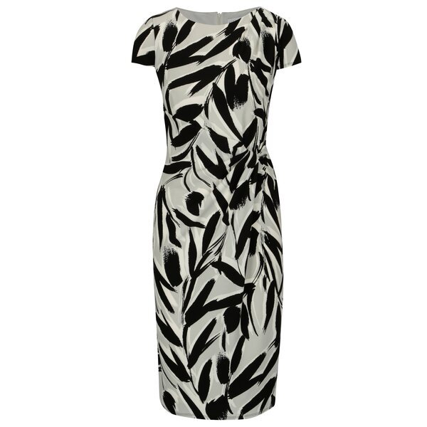 Rochie alba cu print abstract Dorothy Perkins