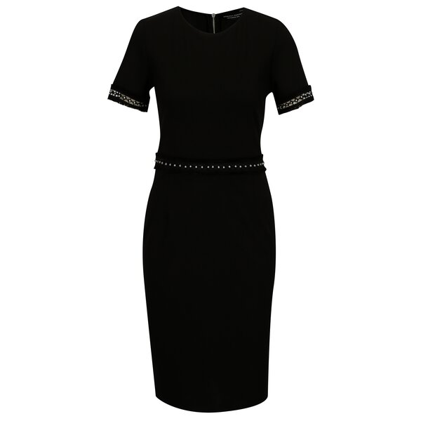 Rochie neagra cu margele decorative Dorothy Perkins