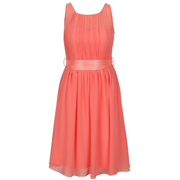 Rochie roz cu cordon in talie si funda la spate - Dorothy Perkins