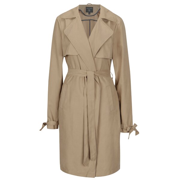 Trenci bej cu funde la maneci Dorothy Perkins Tall