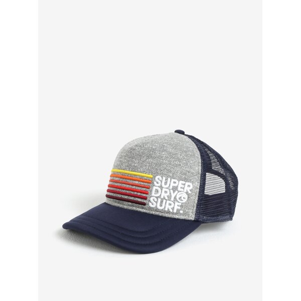 Sapca bleumarin cu plasa si broderie pentru barbati Superdry Cali