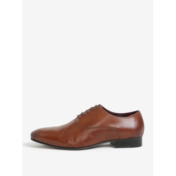 Pantofi maro din piele naturala pentru barbati - London Brogues Denley