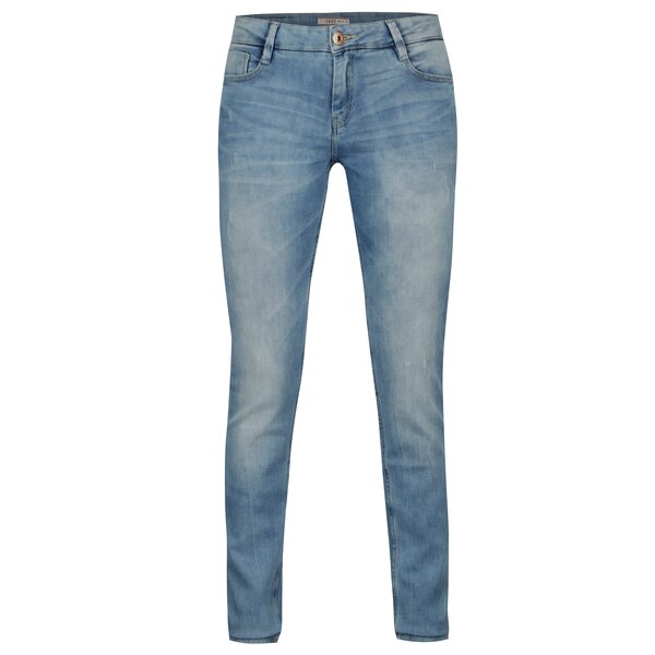 Blugi albastru deshis slim fit pentru femei - Cars Gaby