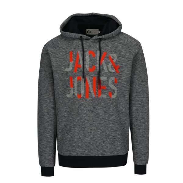 Hanorac bleumarin cu logo brodat - Jack & Jones Caden