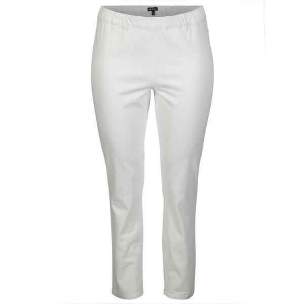 Jeggins slin fit albi cu talie inalta Ulla Popken