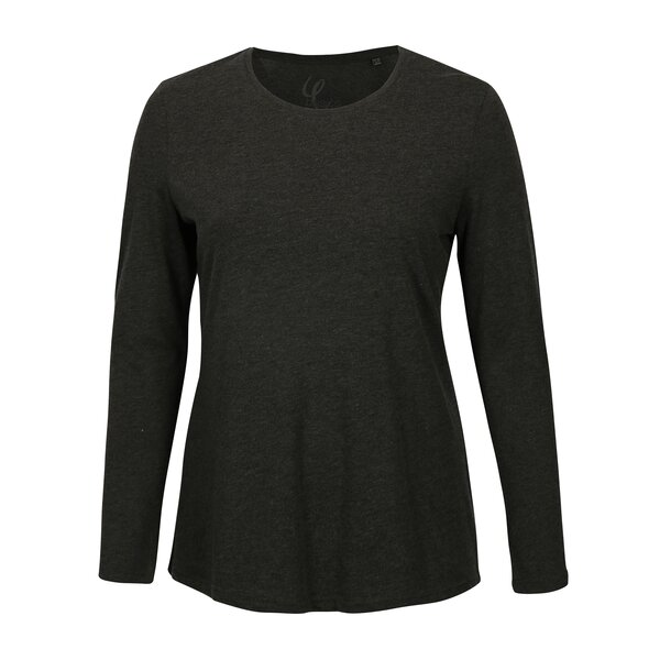 Bluza basic gri inchis Ulla Popken
