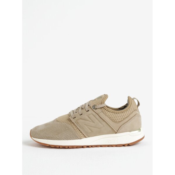 Pantofi sport bej cu perforatii pentru femei New Balance WRL247