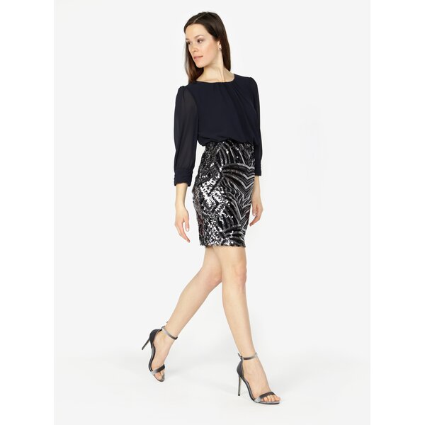 Rochie bleumarin cu paiete - VERO MODA Elenora