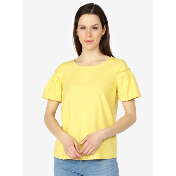 Tricou galben oversized cu maneci clopot - VERO MODA Asta