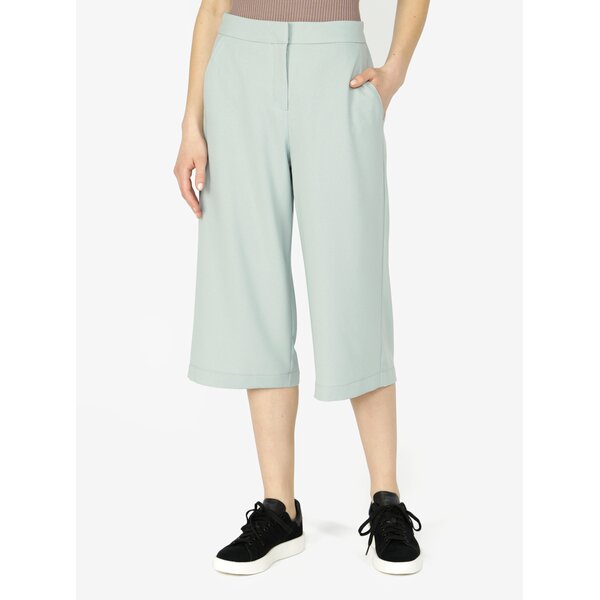 Pantaloni culottes verde deschis cu talie inalta - VERO MODA Isabel