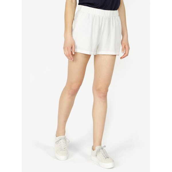 Pantaloni scurti crem cu adaos de in - VERO MODA Asta
