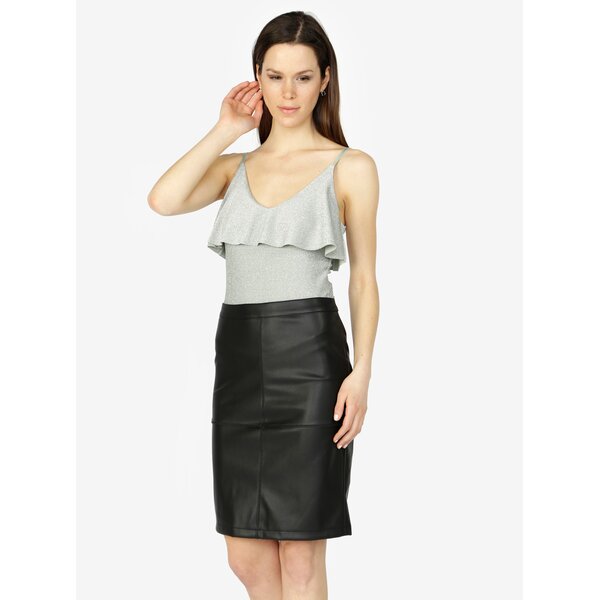 Body verde menta cu volane - VERO MODA Anne