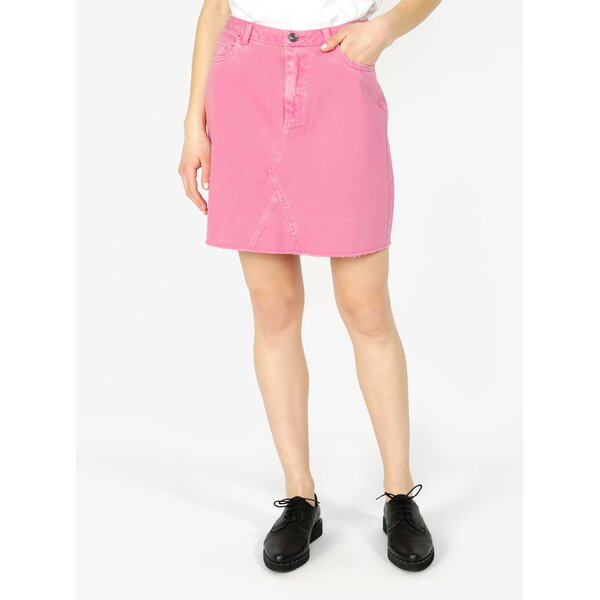 Fusta roz din denim cu buzunare - VERO MODA Carolyn