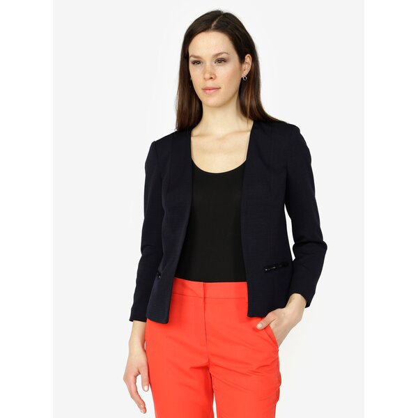 Sacou bleumarin cu dungi in relief - VERO MODA Rita