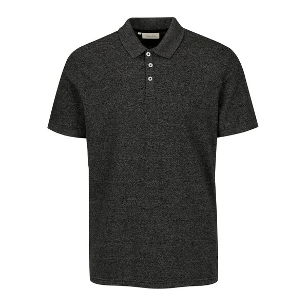 Tricou polo gri inchis melanj - Casual Friday by Blend