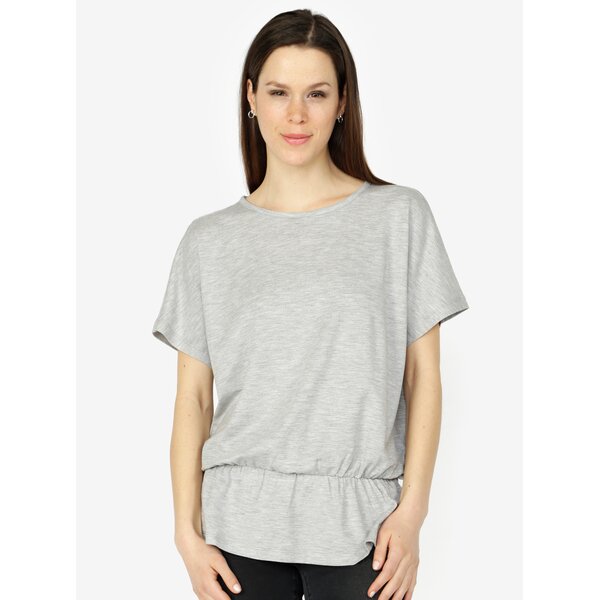 Tricou gri deschis melanj - VERO MODA Costa