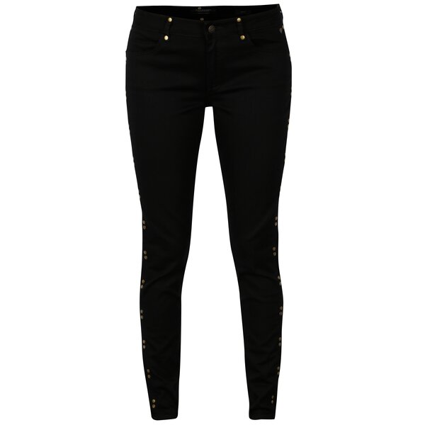 Blugi skinny negri cu tinte aurii - Scotch & Soda