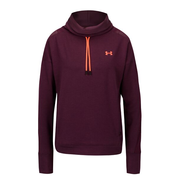 Bluza mov cu guler inalt pentru femei Under Armour Featherweight