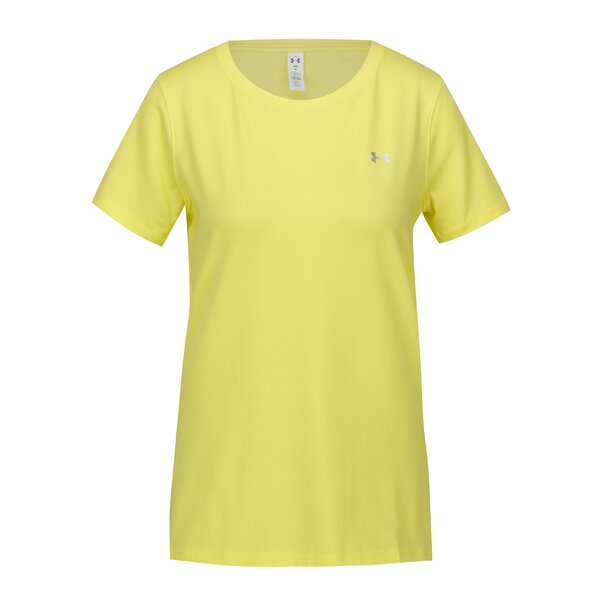 Tricou sport galben neon pentru femei Under Armour HeatGear