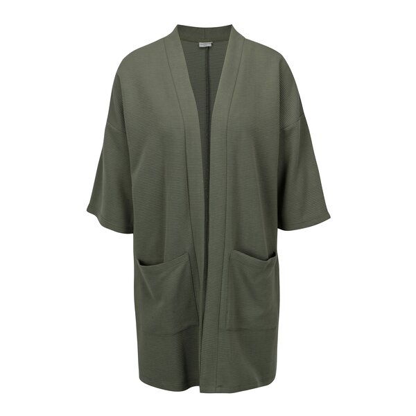 Cardigan kaki in dungi cu maneci 3/4 Jacqueline de Yong Boy