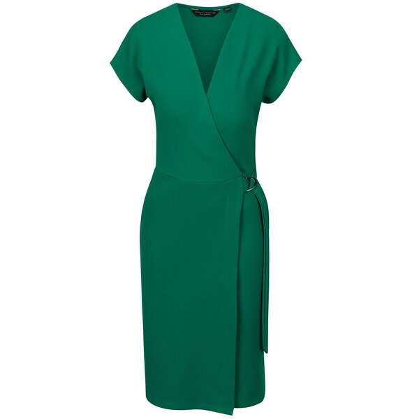 Rochie verde suprapusa cu decolteu in V - Dorothy Perkins