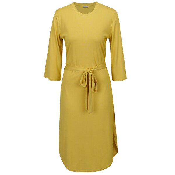 Rochie midi galbena cu cordon Jacqueline de Yong Ban