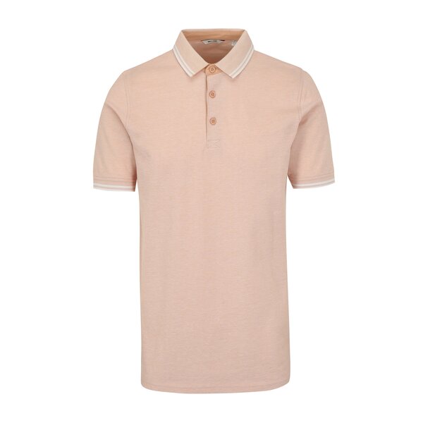 Tricou polo roz pal cu broderie ONLY & SONS Stan
