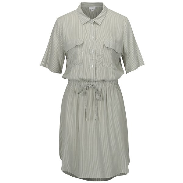 Rochie asimetrica verde in dungi Jacqueline de Yong Beach