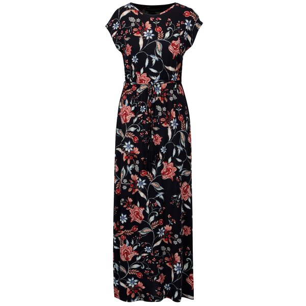 Rochie maxi bleumarin cu print floral Dorothy Perkins