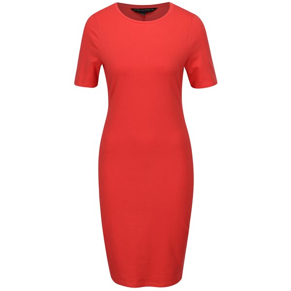 Rochie rosie cu maneci scurte Dorothy Perkins
