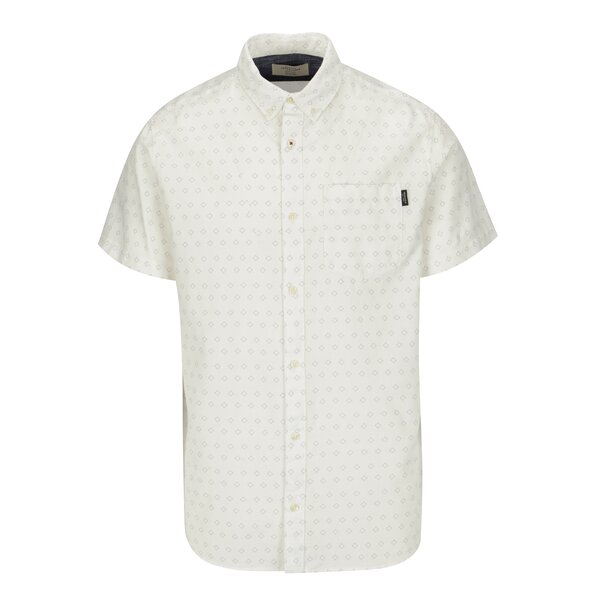 Camasa crem cu guler button down si buzunar la piept - Jack & Jones Premium Murtough