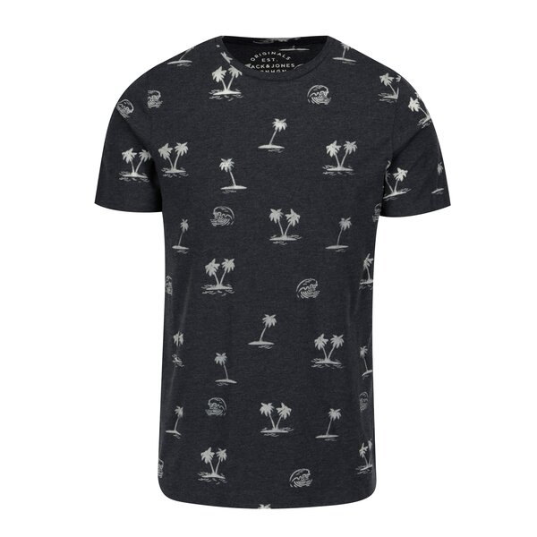 Tricou bleumarin cu print - Jack & Jones Premium Jorseal Tee