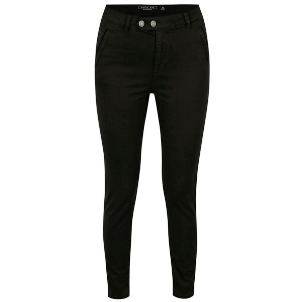 Blugi negri cropped slim fit - Noisy May Lily