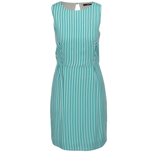 Rochie verde&alb in dungi - ONLY Nova Caroline