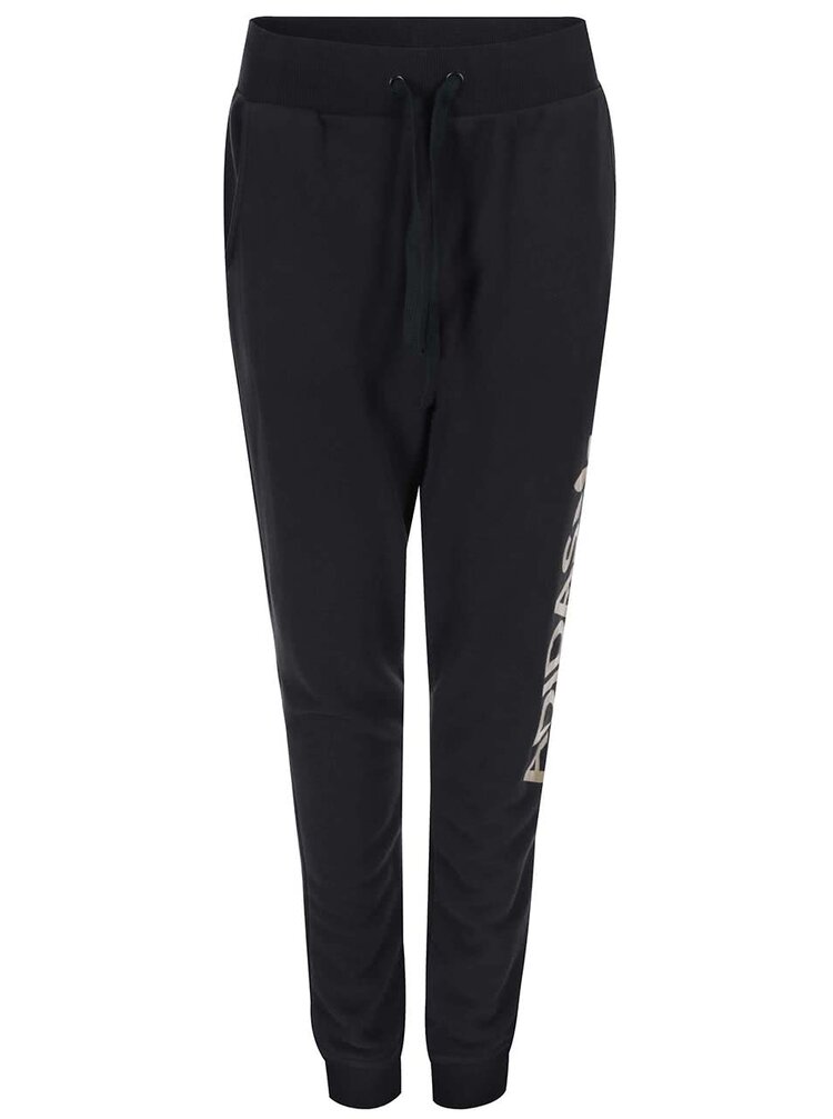 Pantaloni De Trening De Dama Negri Cu Logo Essentials Adidas