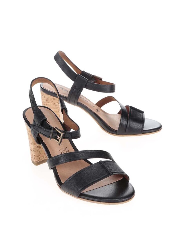 Sandale Tamaris Negre Din Piele Zoot Ro