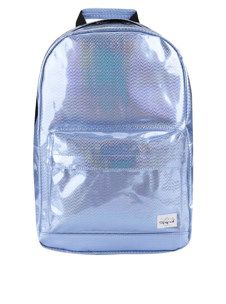 Rucsac Albastru Spiral Glitz 18 L Cu Model Holografic Pentru Femei