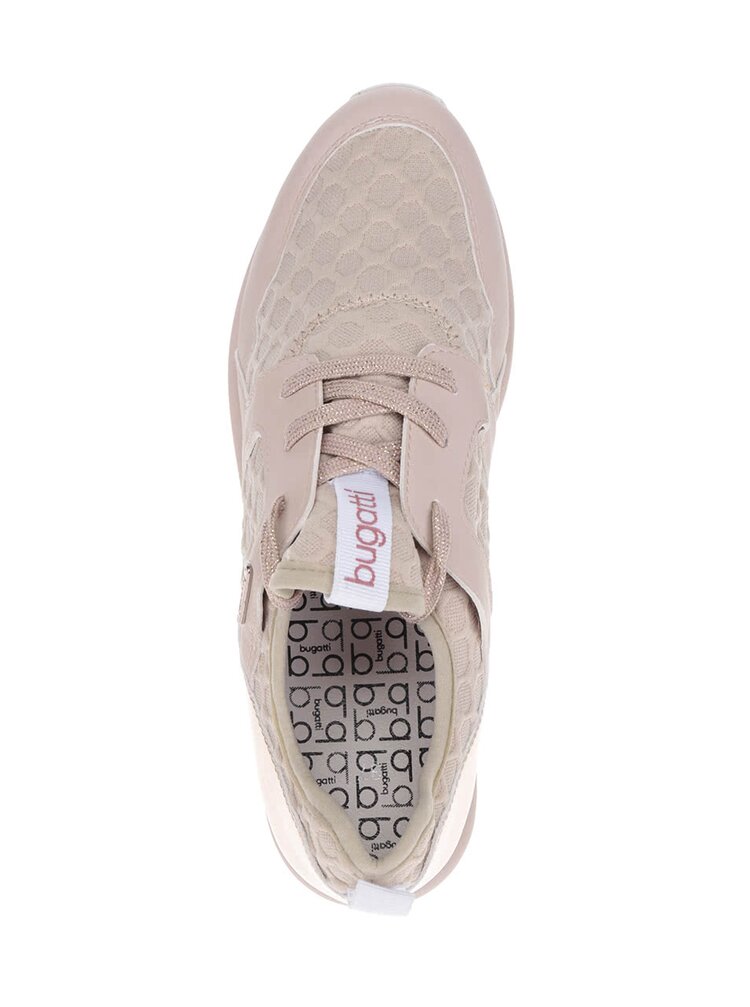 Pantofi Sport Roz Prafuit Bugatti Latina Cu Detalii Aurii Zoot Ro