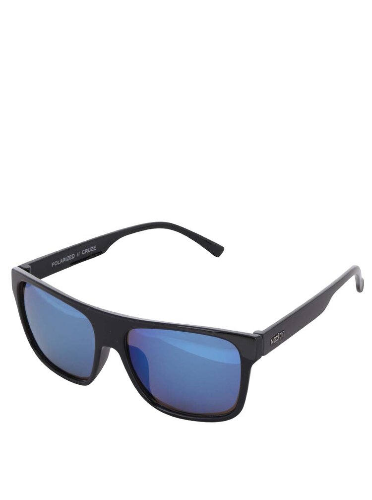 Ochelari De Soare Negri Nectar Highbro Cu Lentile Albastre Pentru Barbati Zoot Ro
