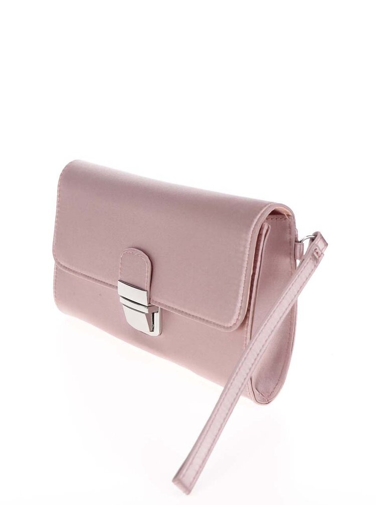 Geanta Plic Roz Pal Dorothy Perkins Cu Detaliu Auriu Zoot Ro